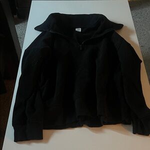 PINK Victoria's Secret Black Fleece Pullover